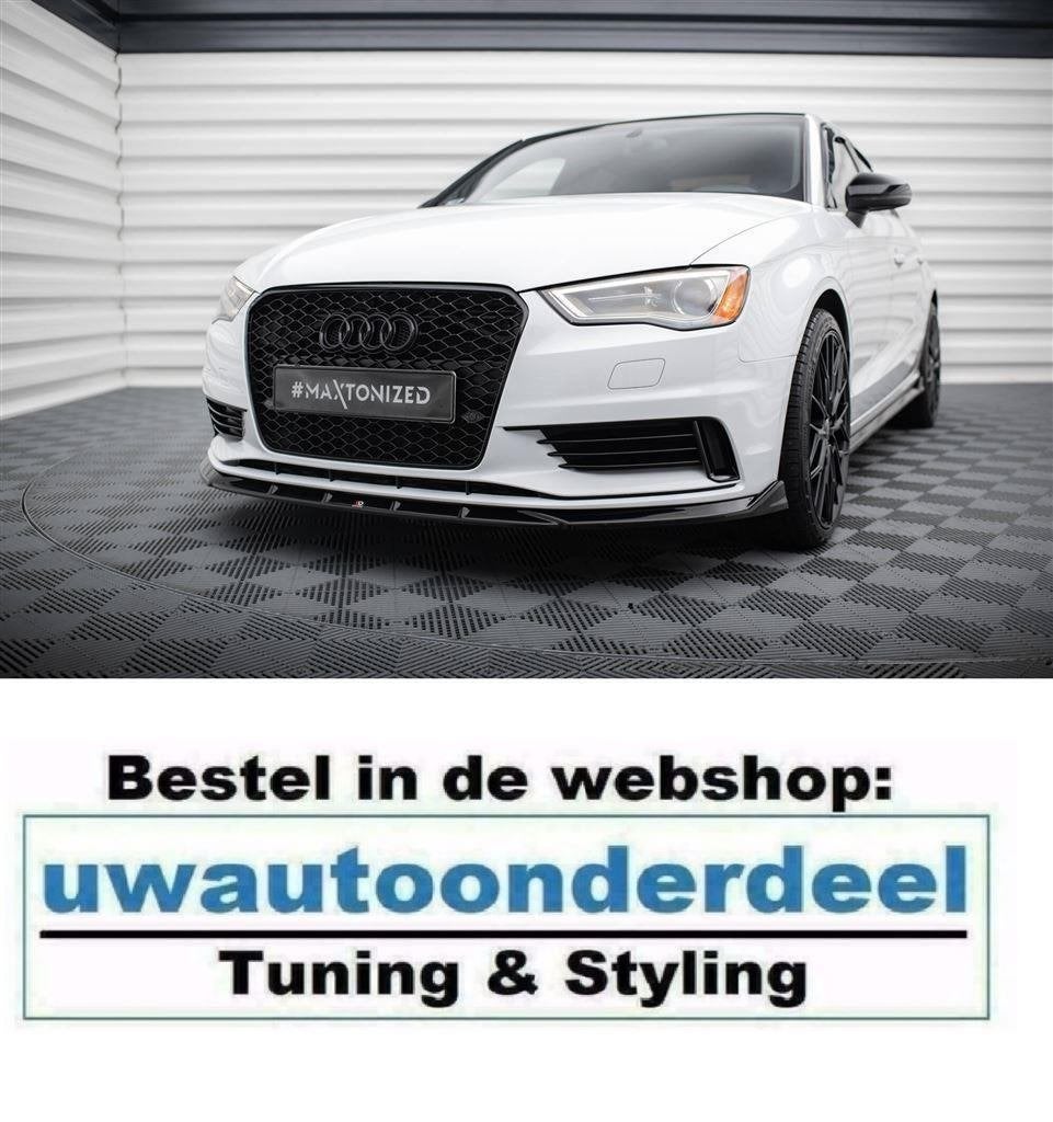 Maxton Design Spoiler Splitter Lip Audi A3 Sedan Standaard, Envoi