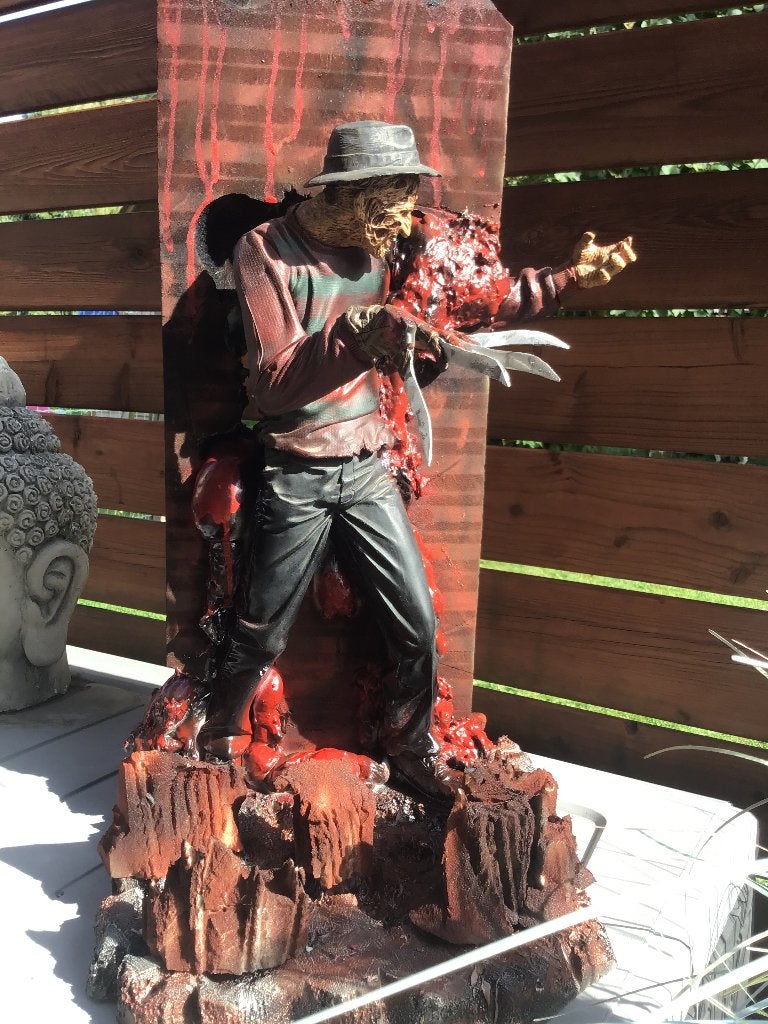 Diorama freddy krueger 18 inch met spraakfunctie, Collections, Enlèvement ou Envoi