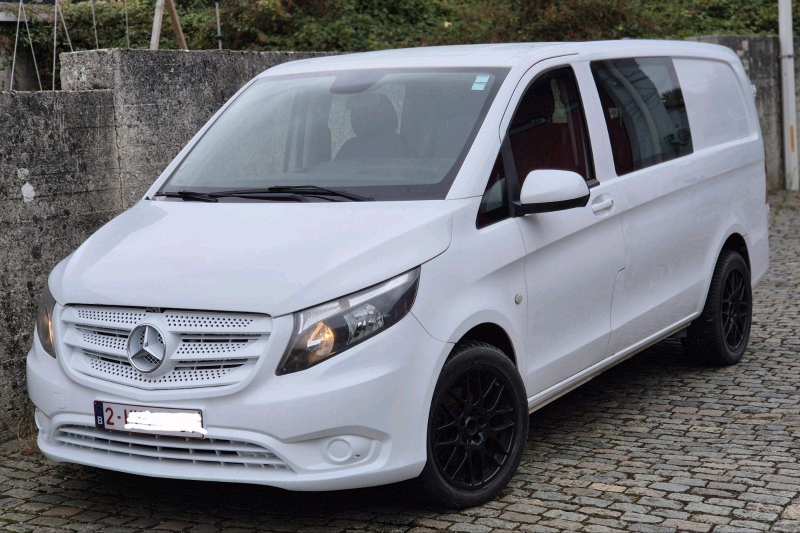Mercedes vito doub cabine 5pls an2017.235mkm CTOK 14500€, Cuir, Euro 6, Boîte manuelle, Mercedes-Benz
