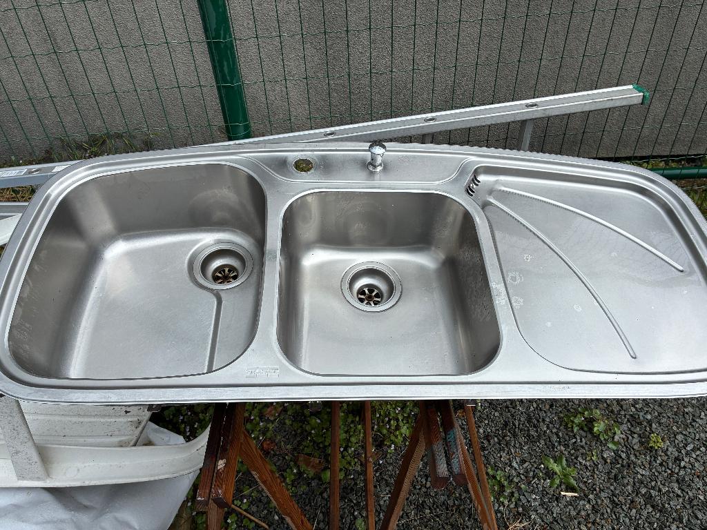 franke spoelbak, Huis en Inrichting, Keuken | Keukenelementen, Ophalen, Gebruikt, Overige kleuren, 100 tot 150 cm