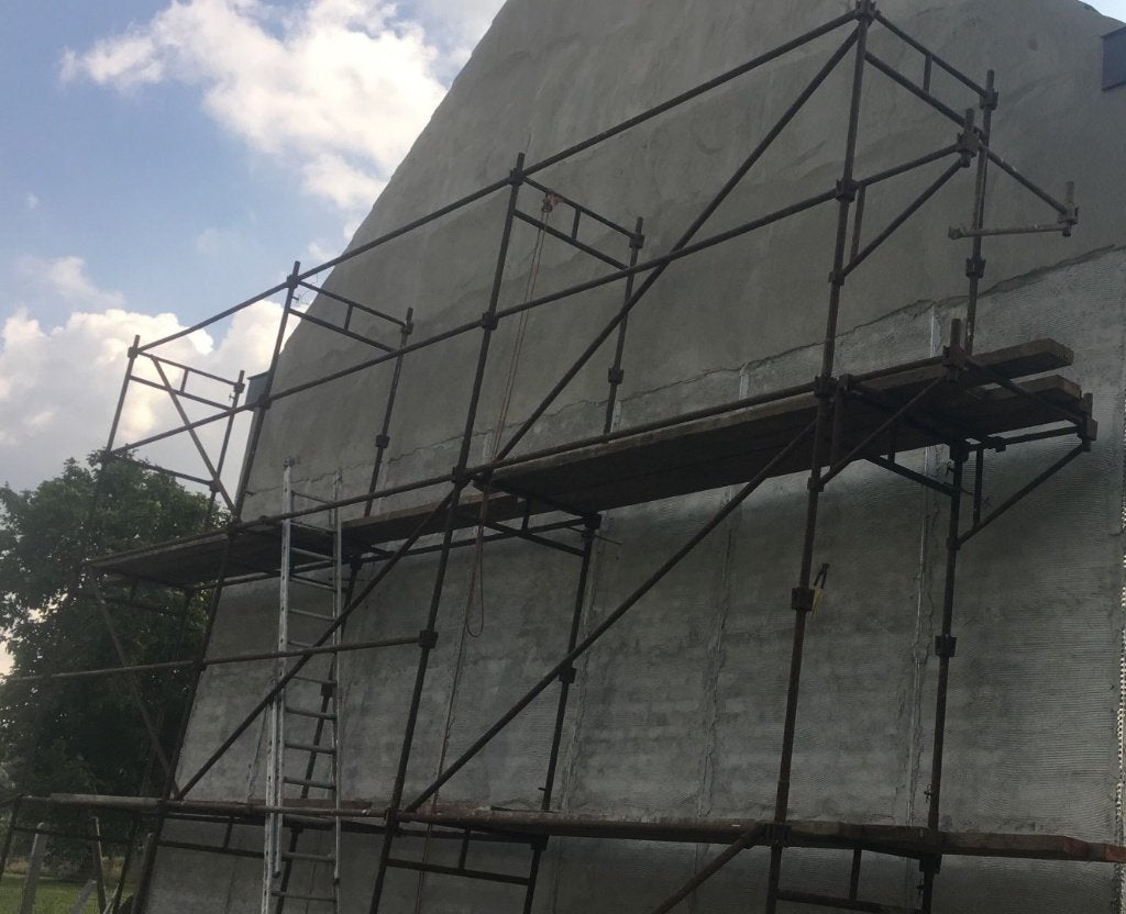 Stelling / Steiger, Bricolage & Construction, Échafaudages, Utilisé, Échafaudage de façade, 5 mètres de hauteur ou plus, Enlèvement