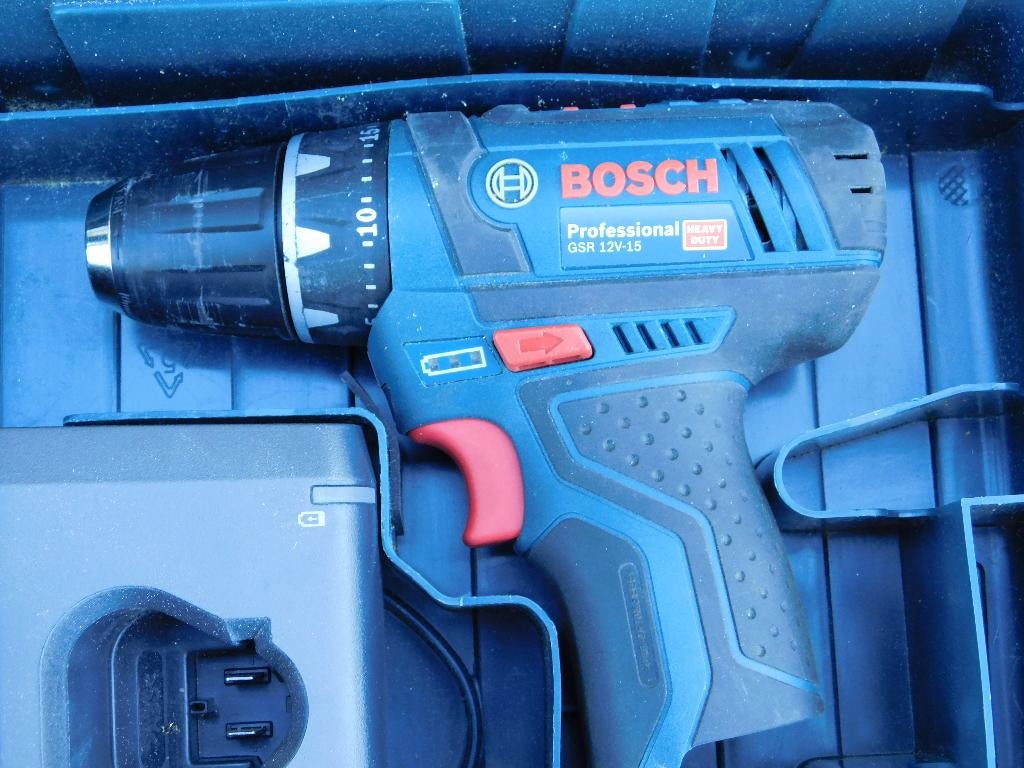 Perceuse-visseuse BOSCH sans fil PRO GSR 12V-15, Bricolage & Construction, Outillage | Foreuses, Enlèvement ou Envoi, Utilisé