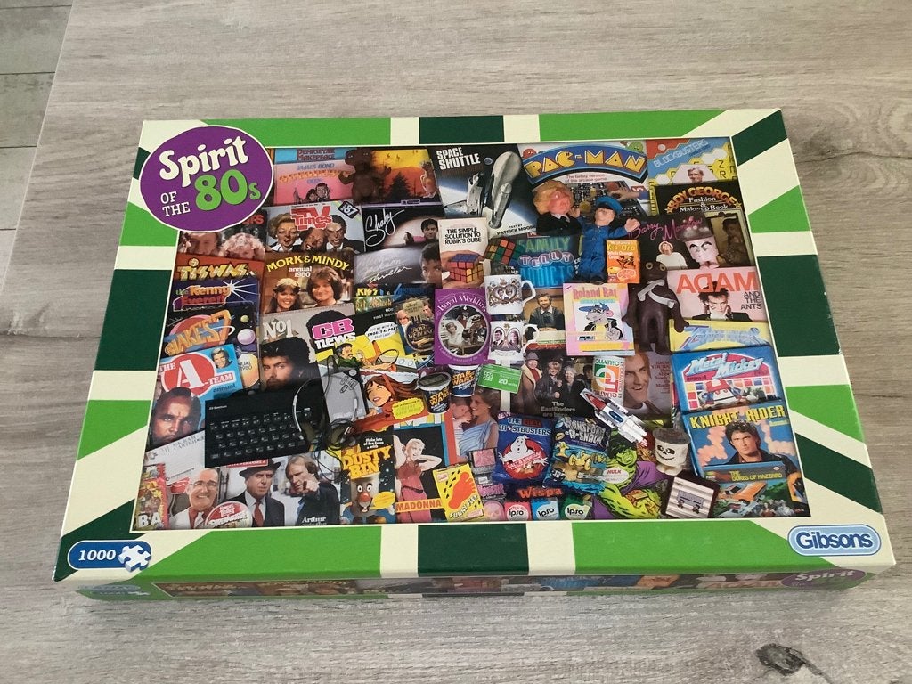Puzzle vintage Spirit of '80s (1000 pièces), Hobby & Loisirs créatifs, Sport cérébral & Puzzles, Comme neuf, Puzzle, 500 à 1500 pièces