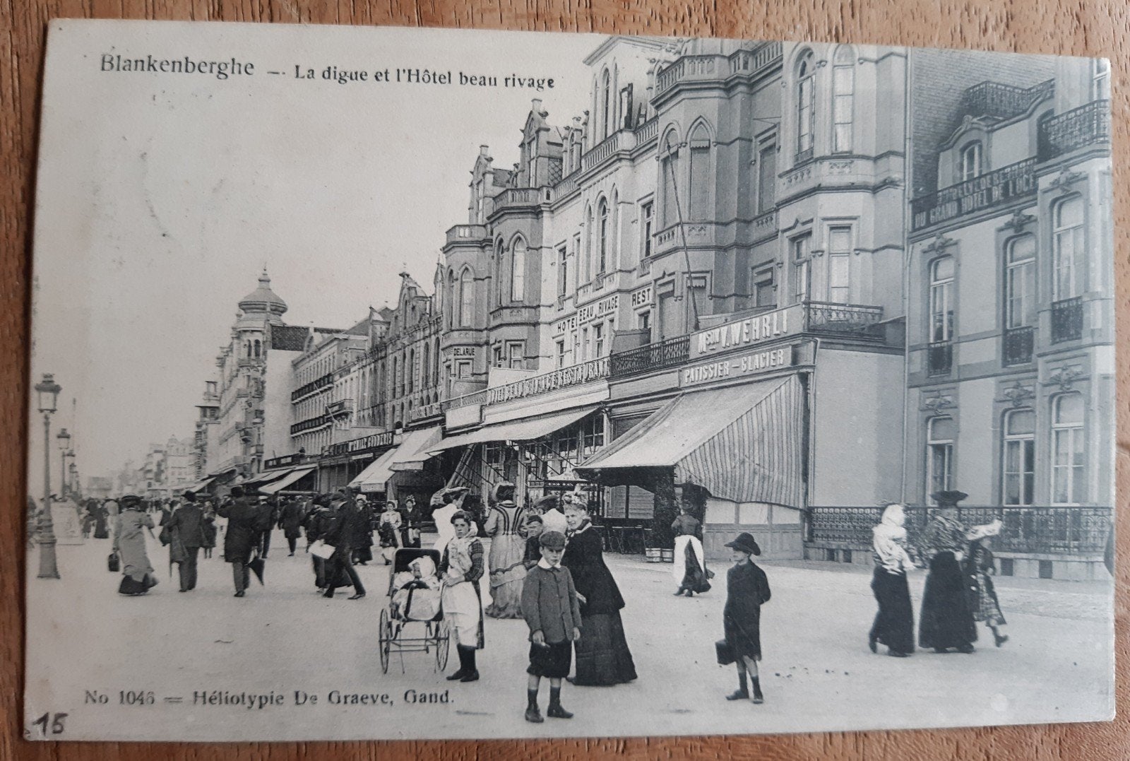 BLANKENBERGE SUR LA DIGUE 1907 !, Ophalen of Verzenden