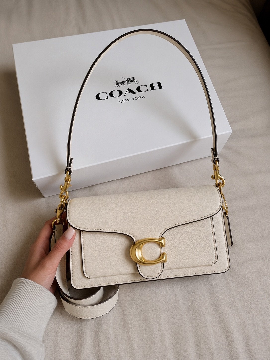 Sac coach, Bijoux, Sacs & Beauté, Sacs | Sacs Femme, Enlèvement ou Envoi, Neuf, Beige, Sac à bandoulière