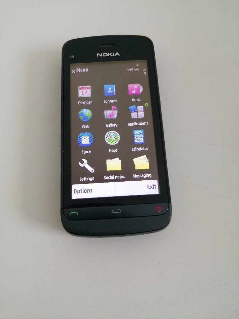 MOET NU WEG!!! NOKIA C5-03 SMARTPHONE 5MP | GPS | MP3, Telecommunicatie, Mobiele telefoons | Nokia, Gebruikt, Zwart, Touchscreen