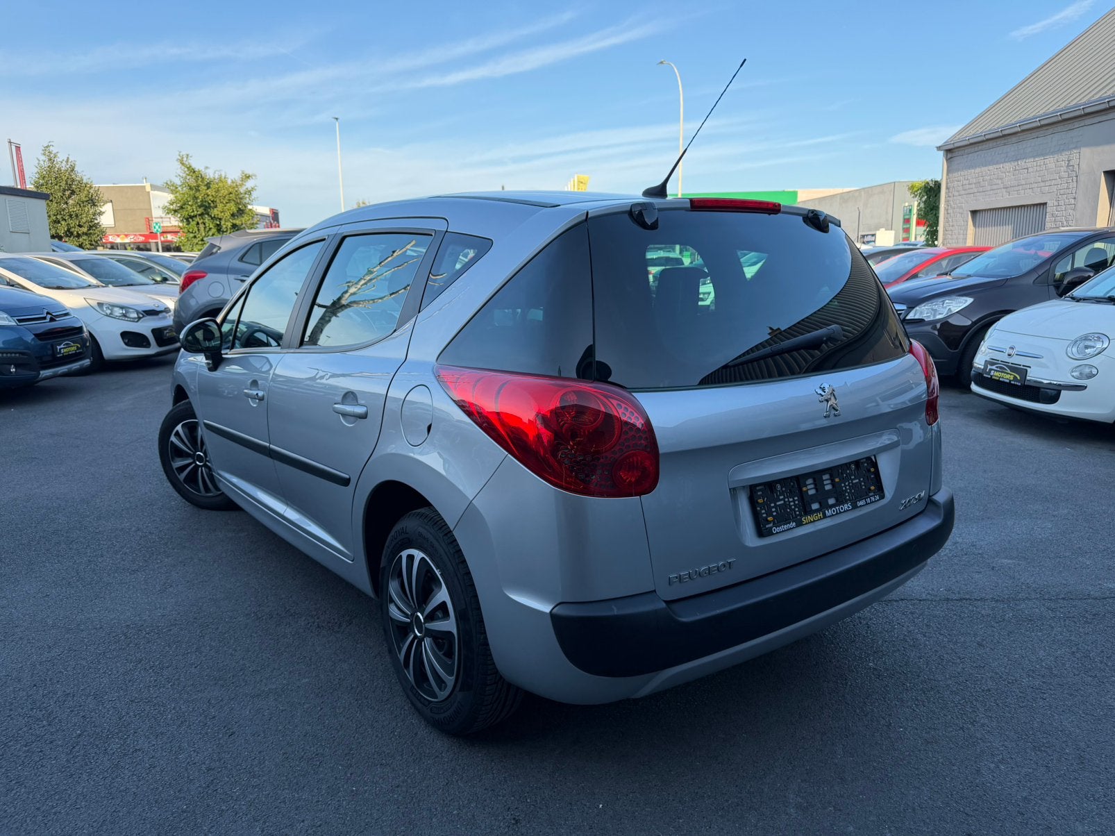 Peugeot 207 1.4i | Airco | Skyview | Keuring + Carpass |, Autos, Argent ou Gris, Achat, Entreprise, 5 portes