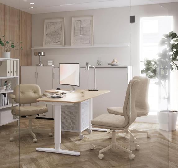 Bureau d'angle ikea bekant, Huis en Inrichting, Ophalen, Zo goed als nieuw, IKEA, Hoekbureau