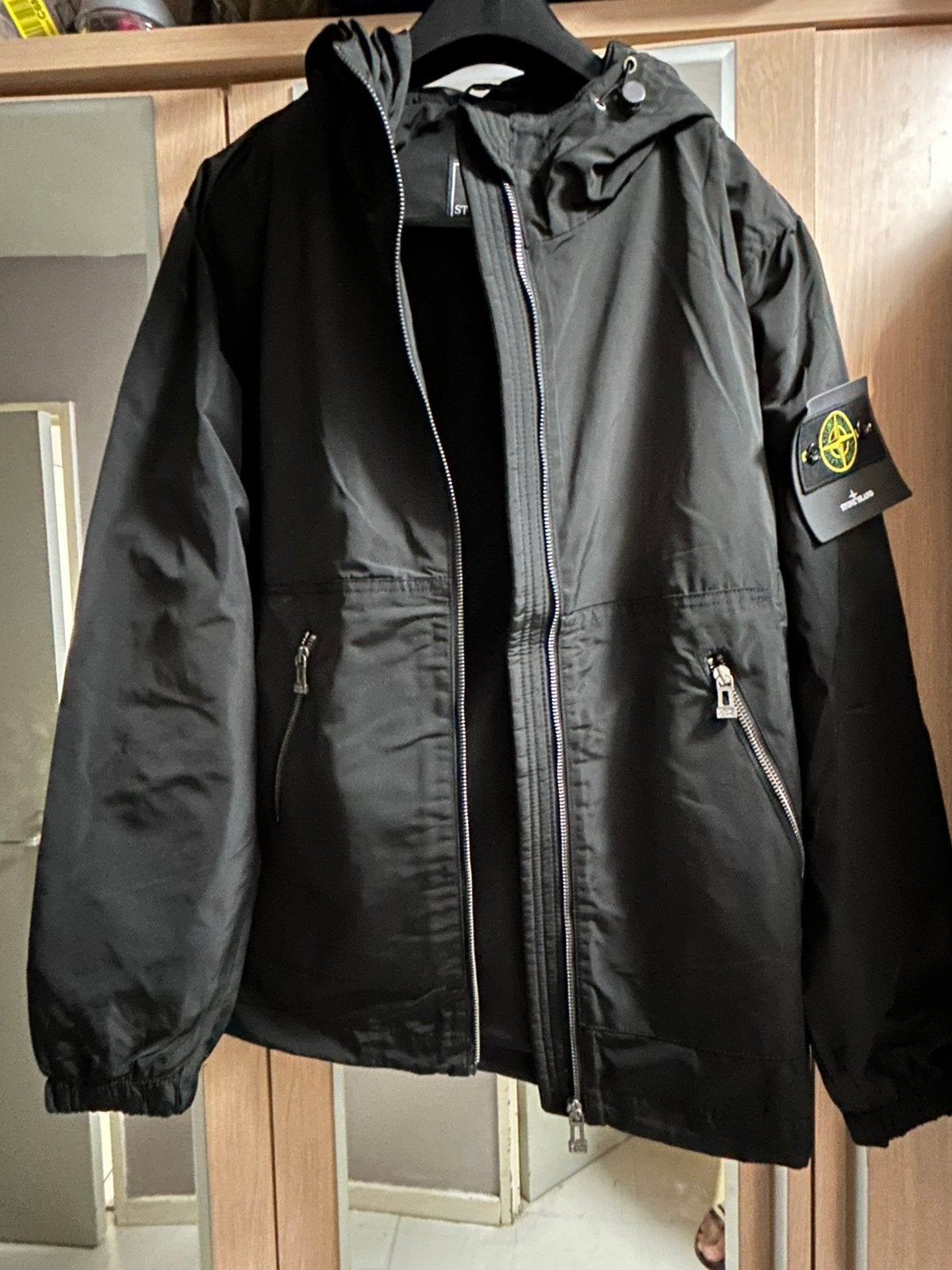 Veste mi saison, Kleding | Heren, Jassen | Winter, Ophalen of Verzenden, Zo goed als nieuw, Maat 48/50 (M), Zwart