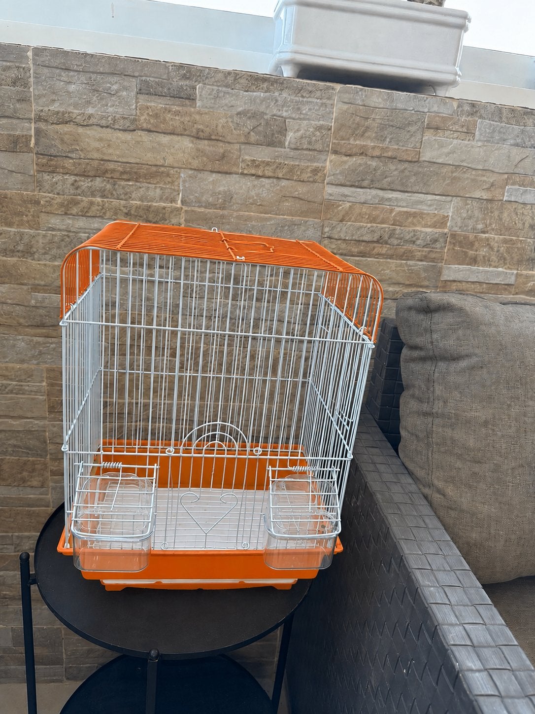 Cages à oiseaux, Animaux & Accessoires, Enlèvement, Comme neuf, Aluminium, Cage à oiseaux