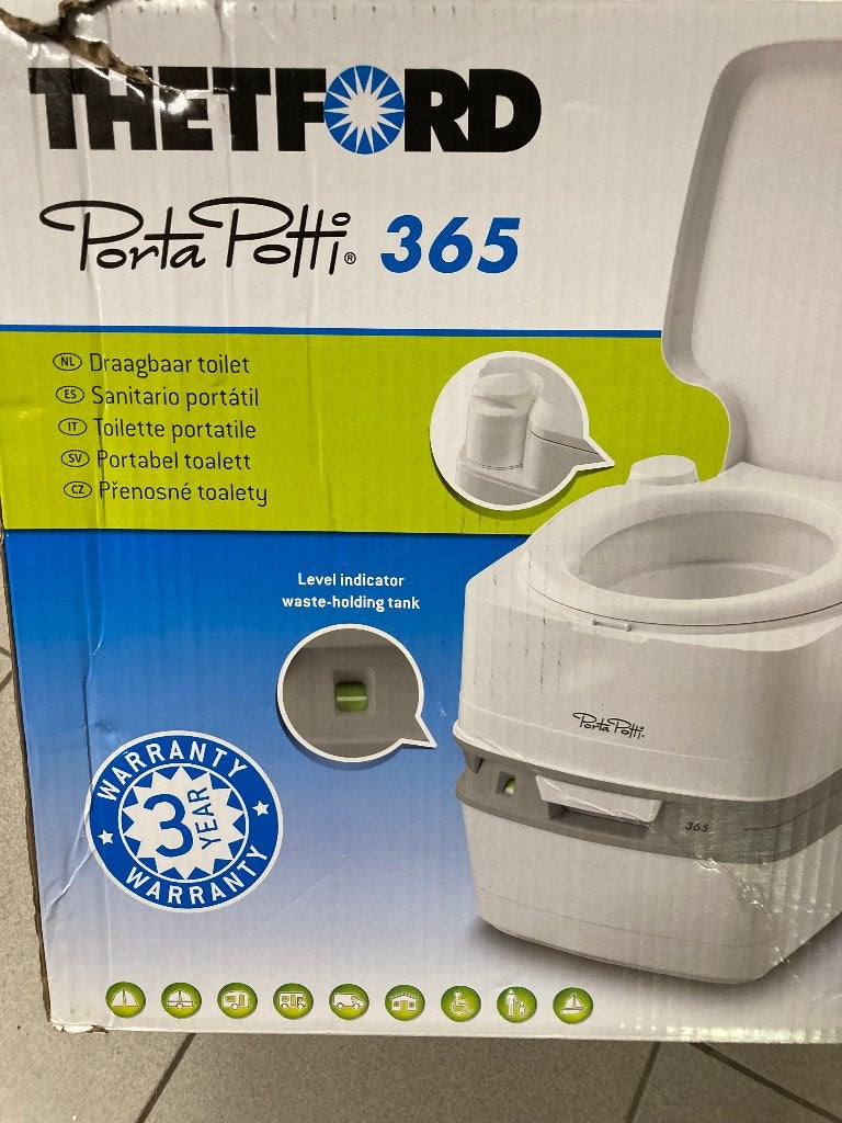 Porta Potti 365 draagbaar chemisch toilet, Ophalen, Nieuw