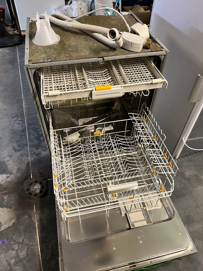 Miele Vaatwasser Jubilee SC, Elektronische apparatuur, Vaatwasmachines, Ophalen, Gebruikt, Minder dan 85 cm, Inbouw