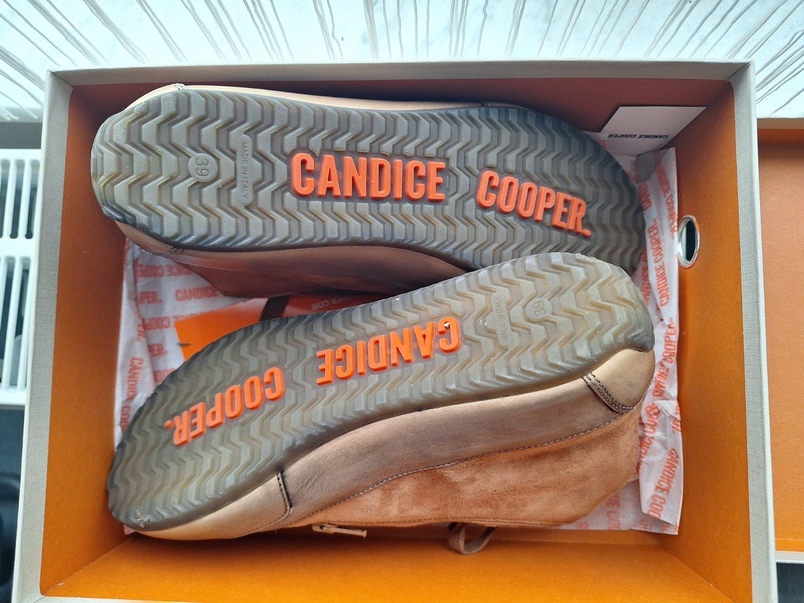 ◼️Merk Candice Cooper Instappers maat 39 --- NIEUW, Kleding | Dames, Schoenen, Ophalen, Bruin, Instappers, Nieuw