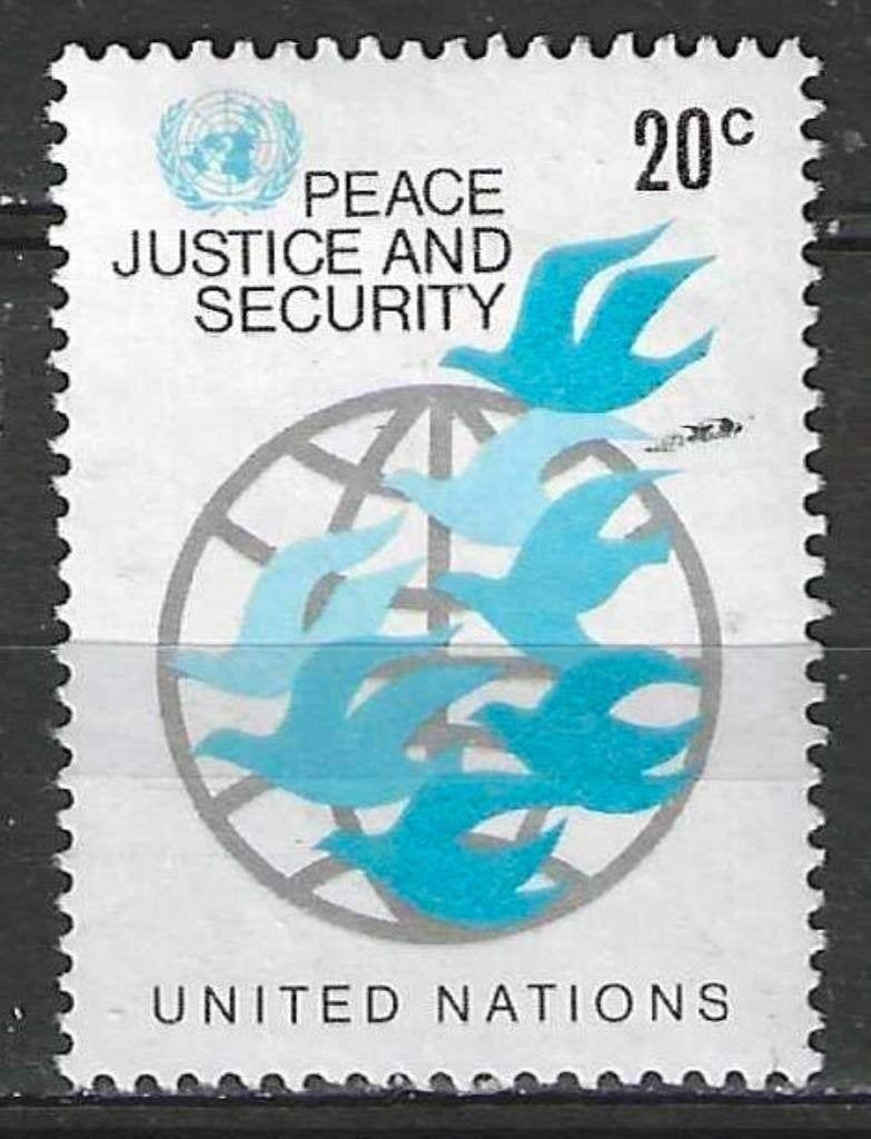 ONU New York 1979 - Yvert 299 - Paix et sécurité (ST), Envoi, Affranchi
