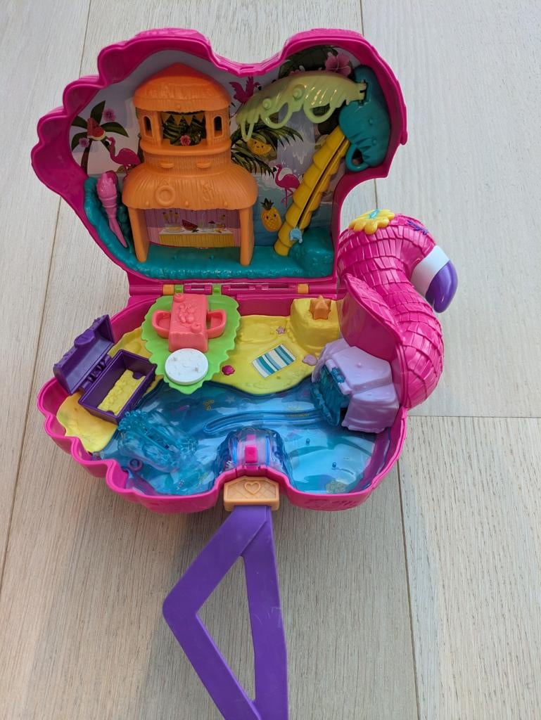 Polly Pocket Flamingo Party, Enfants & Bébés, Jouets | Autre, Comme neuf, Garçon ou Fille, Enlèvement