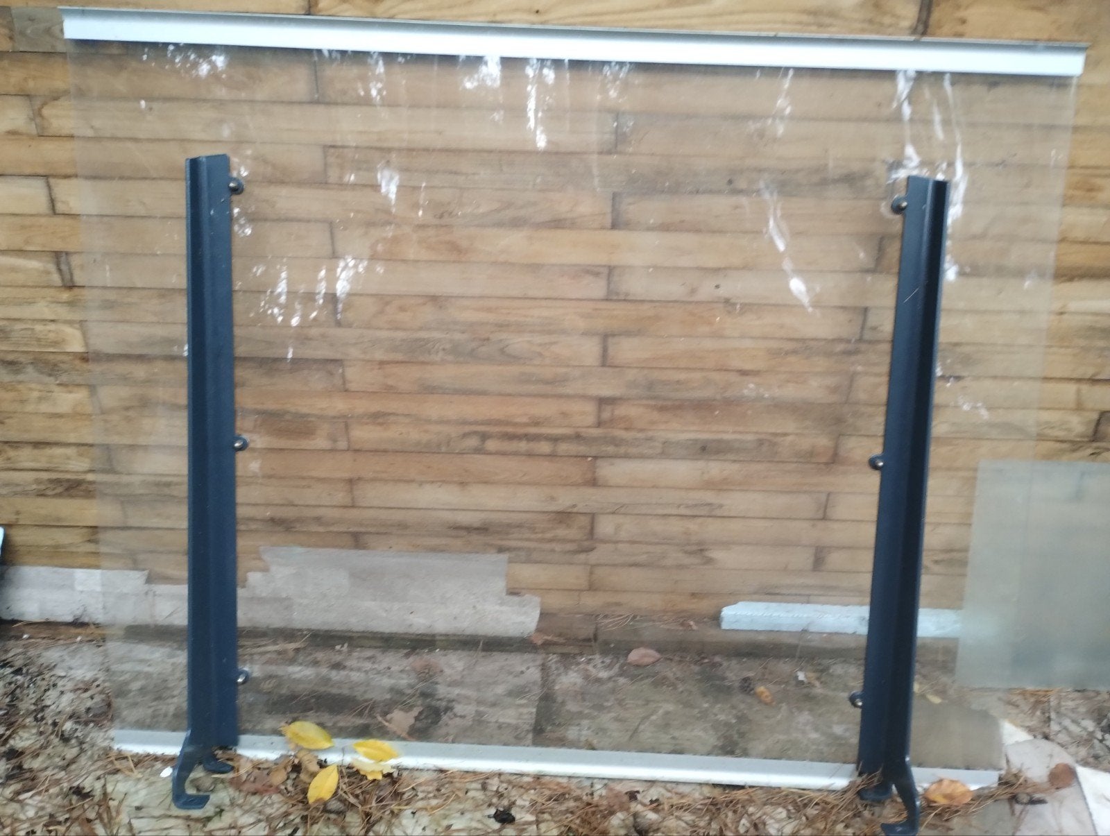 overkapping.plexi + ijzer steunen, Tuin en Terras, Ophalen of Verzenden, Zo goed als nieuw, Overige typen