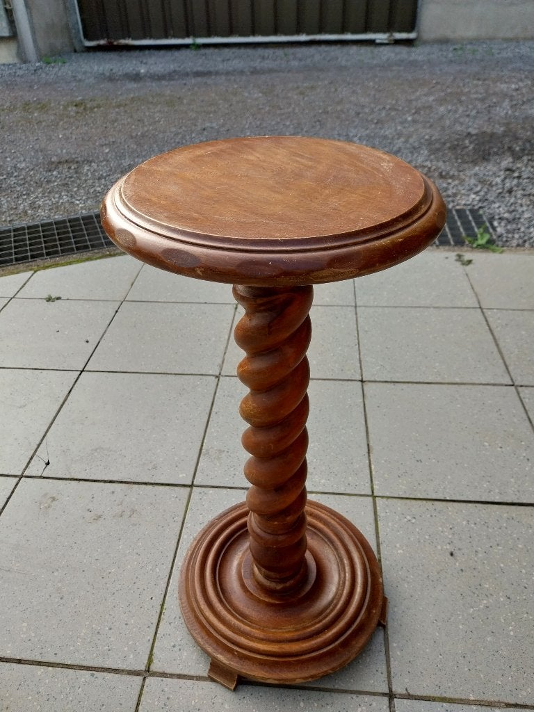 bijzettafeltje, Gebruikt, Rond, Hout, Ophalen