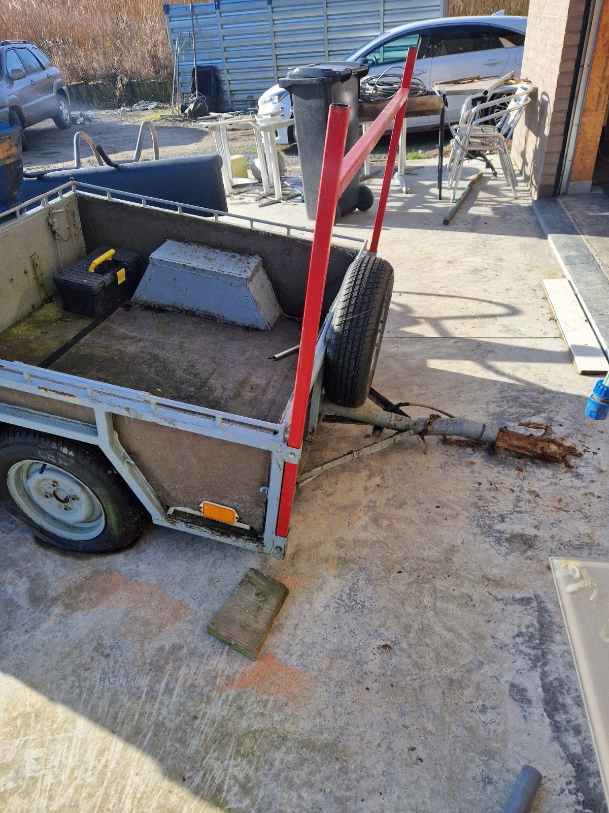 aanhangwagen, Ophalen