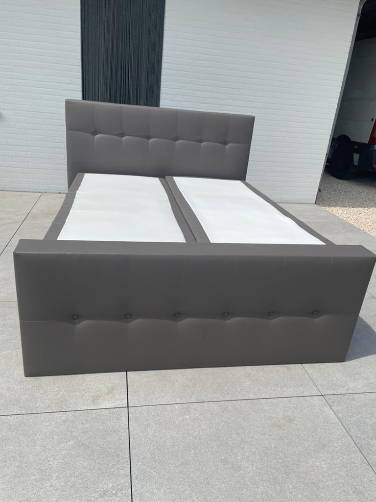 Boxspring, Huis en Inrichting, Slaapkamer | Bedden, Ophalen, Gebruikt, Tweepersoons, 200 cm
