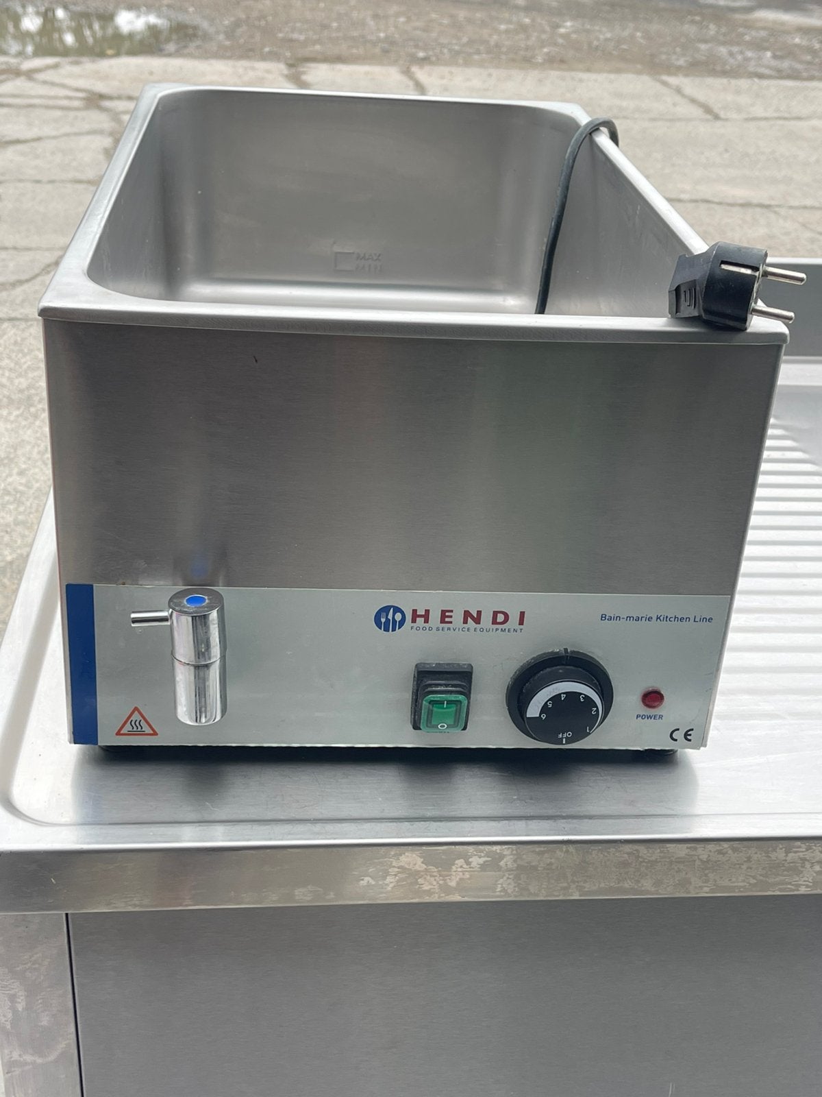 Professionele HENDI Bain-Marie GN 1/1 – RVS – met aftapkraan, Ophalen