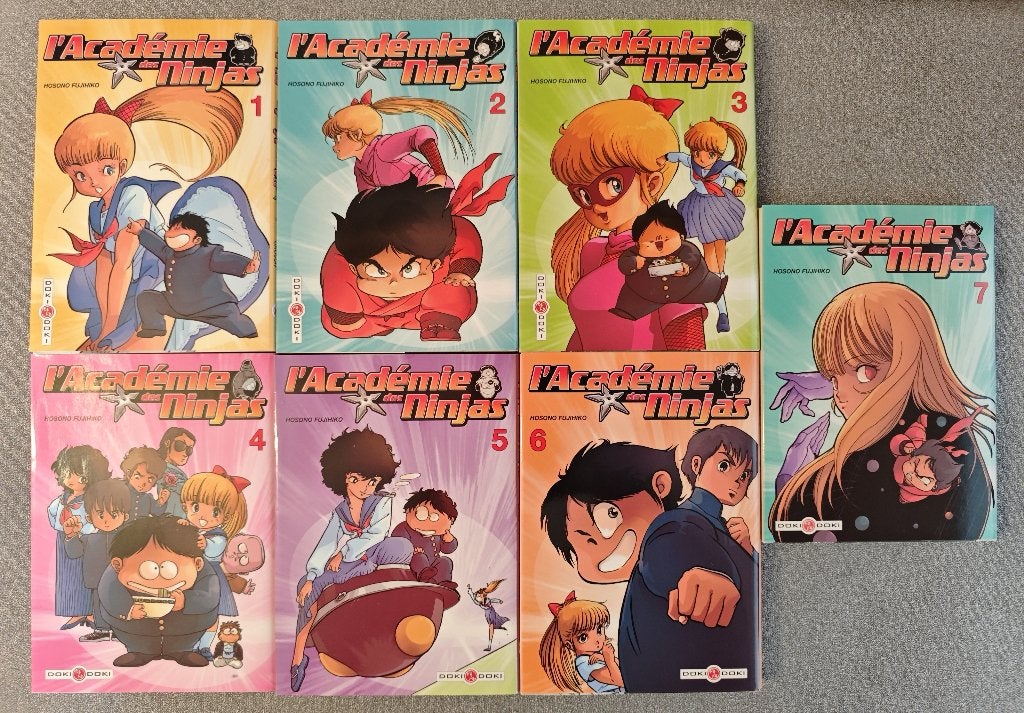 Lot complet du Manga L'académie des ninjas, Plusieurs comics, Enlèvement ou Envoi, Comme neuf, Japon (Manga)