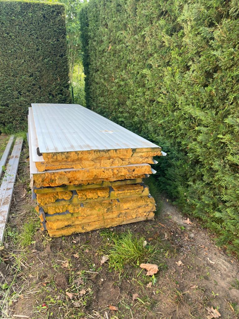 Geïsoleerde dakplaten 9 stuks, Ophalen