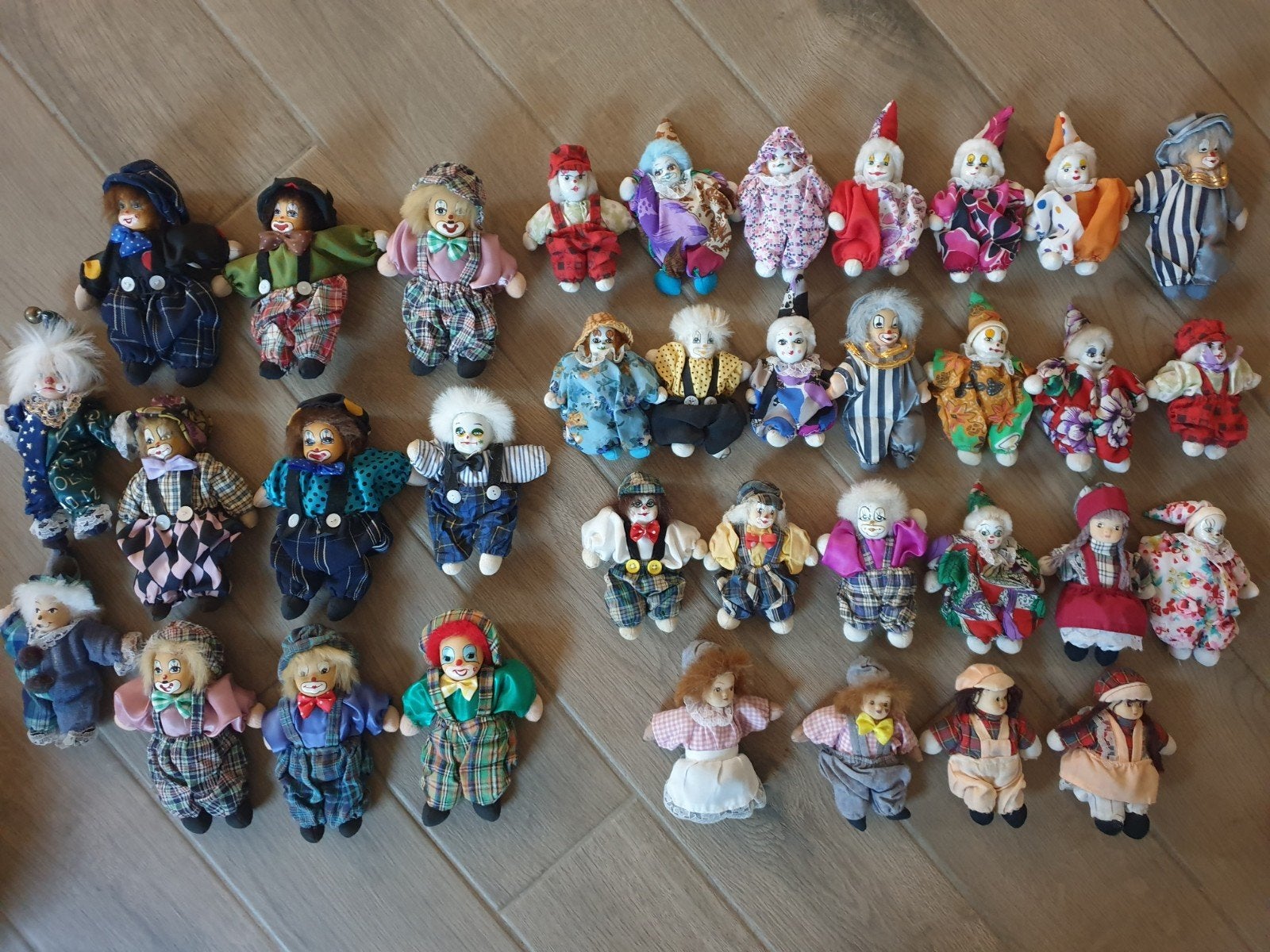 35 Clown poppen jaren 80, 90, Verzamelen, Poppen, Ophalen