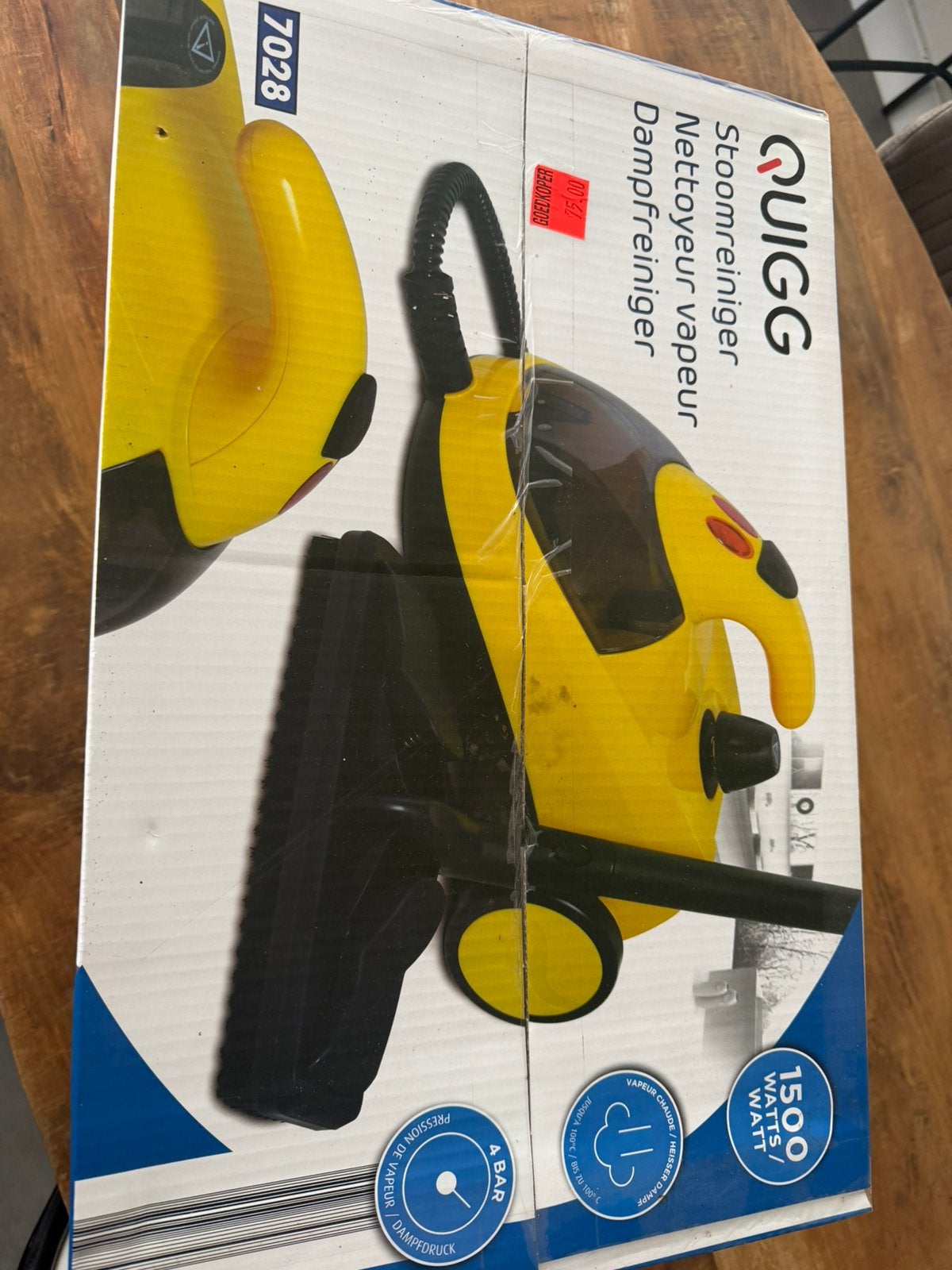 Stoomreiniger, Ophalen, Nieuw, Stoomreiniger
