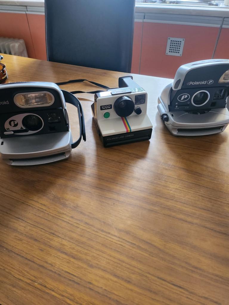 Lot van 3 polaroid camera's, in goede staat, Enlèvement, Polaroid, Polaroid