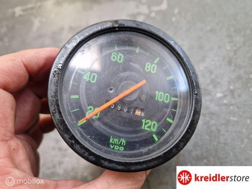 Kreidler VDO km teller origineel werkt niet meer, Fietsen en Brommers, Brommeronderdelen | Kreidler, Gebruikt, Kreidler, Ophalen of Verzenden