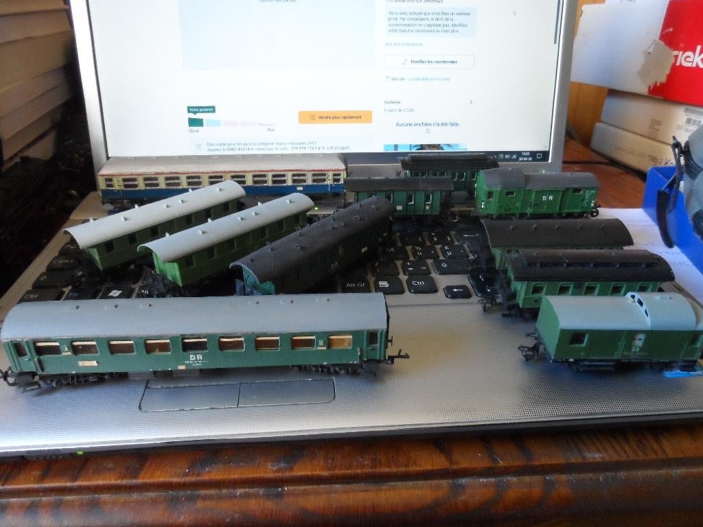 TILLIG TT Berliner Bahnen + ZEUKE TT - Echelle: 1/120 - 11.., Autres marques, Analogique, Enlèvement ou Envoi, Wagon