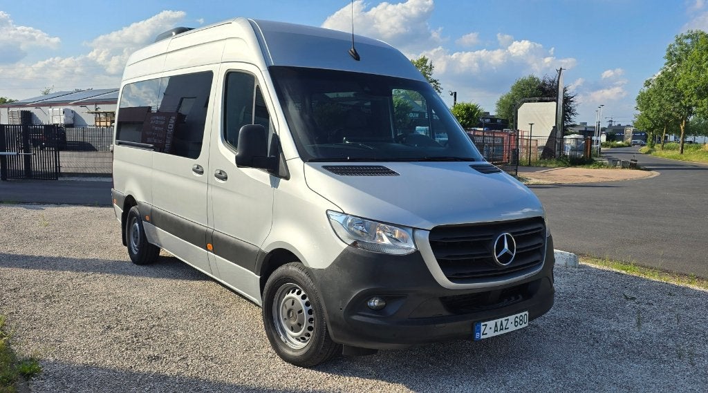Mercedes Sprinter 316 CDI Tourer VIP 9Zitpl/Btw/Leder/Camera, Auto's, Voorwielaandrijving, Dealer onderhouden, 5 deurs, Zilver of Grijs