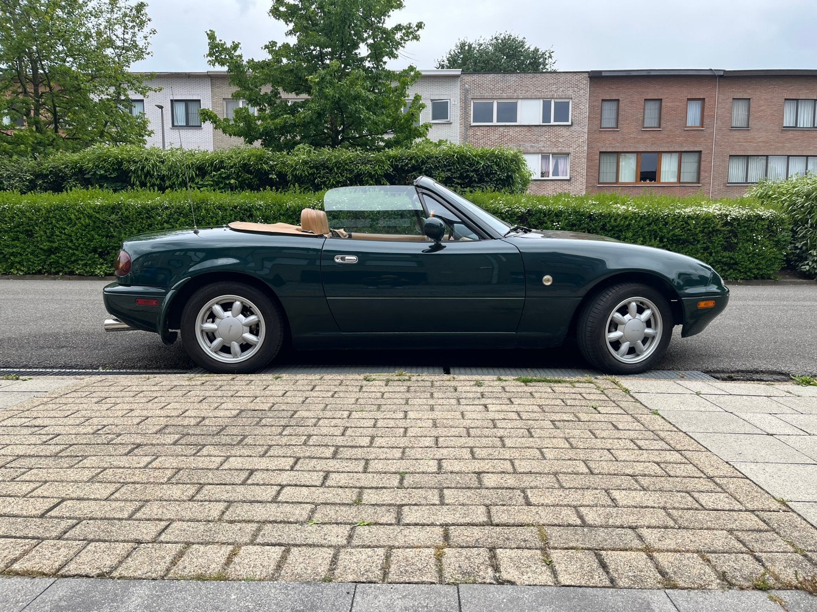 Mazda MX5 NA, Autos, Mazda, Particulier, MX-5, ABS, Essence, Euro 1, Cabriolet, 2 portes, Boîte manuelle, Vert, Cuir, Propulsion arrière