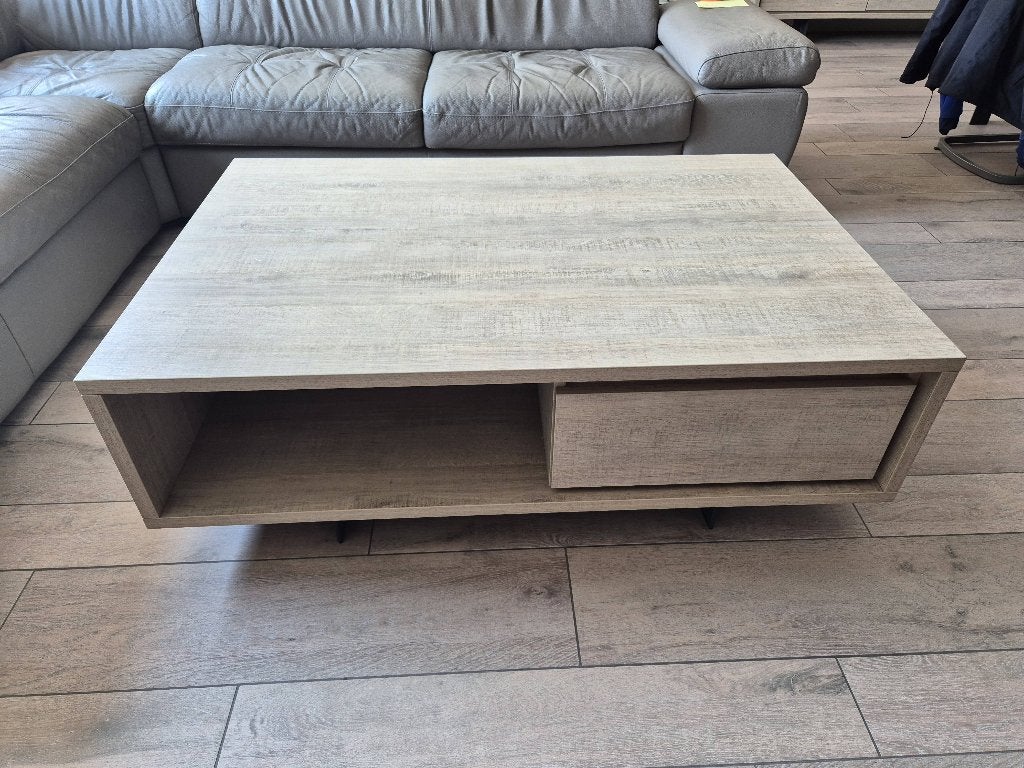 Salontafel, Huis en Inrichting, Tafels | Salontafels, Ophalen, Gebruikt, Industrieel - landelijk, 100 tot 150 cm