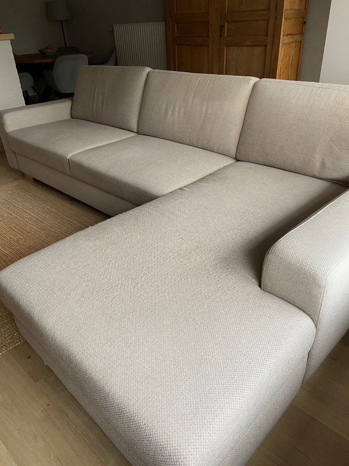 Zetel met opbergruimte, Huis en Inrichting, Ophalen, Gebruikt, Stof