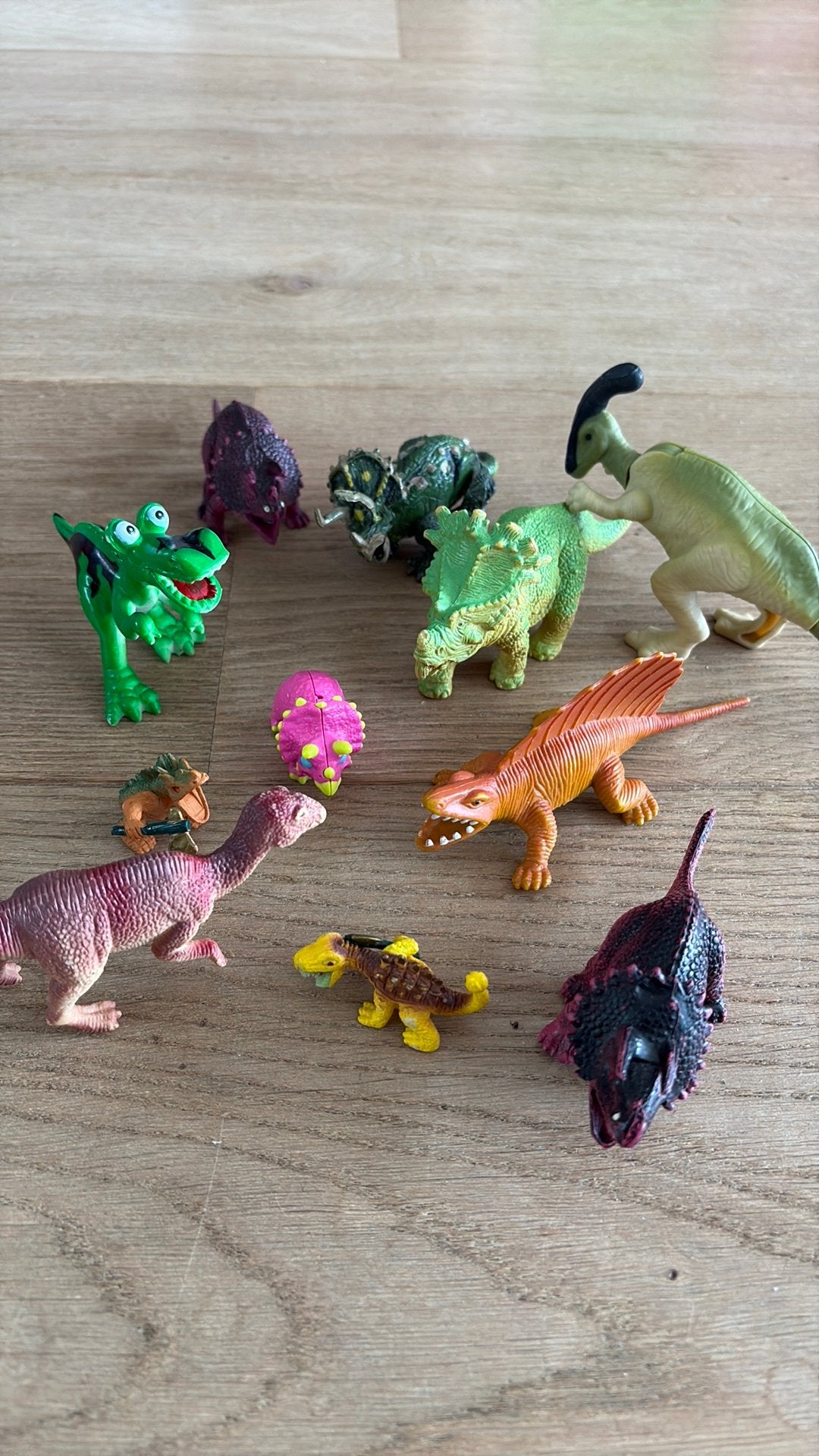 Miniatuur dino’s, Ophalen, Gebruikt
