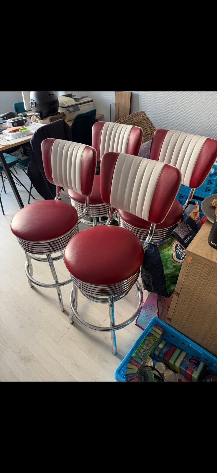 Bel air barkrukken 4 stuks, Huis en Inrichting, Ophalen, Zo goed als nieuw