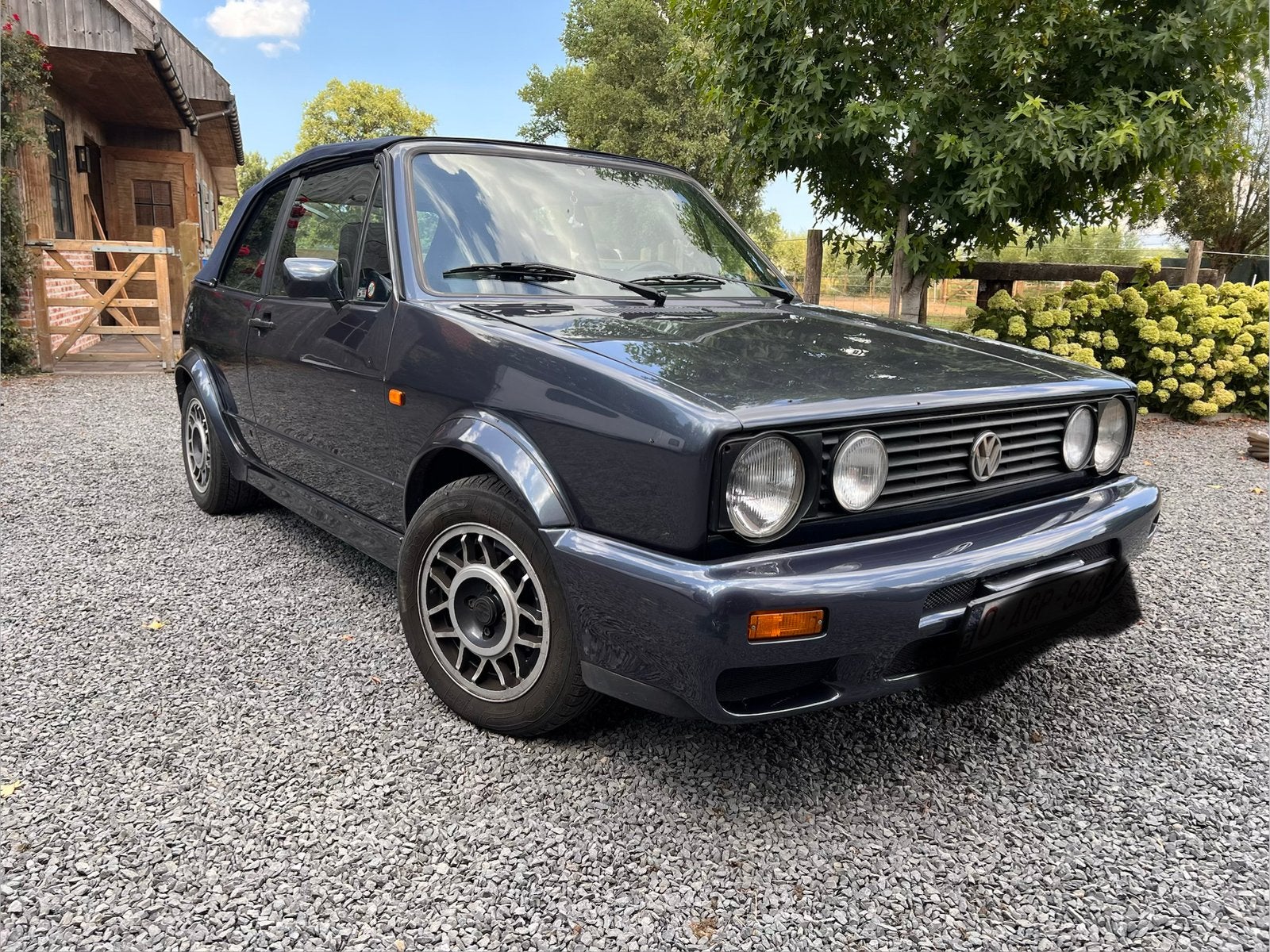 Volkswagen Golf 1.6 GL Cabriolet 1990, Bluetooth, Cabriolet, Boîte manuelle, Bleu