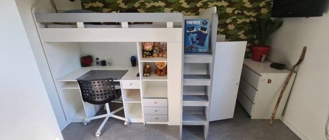 super leuke ruimtebesparende hoogslaper, Ophalen, Hoogslaper