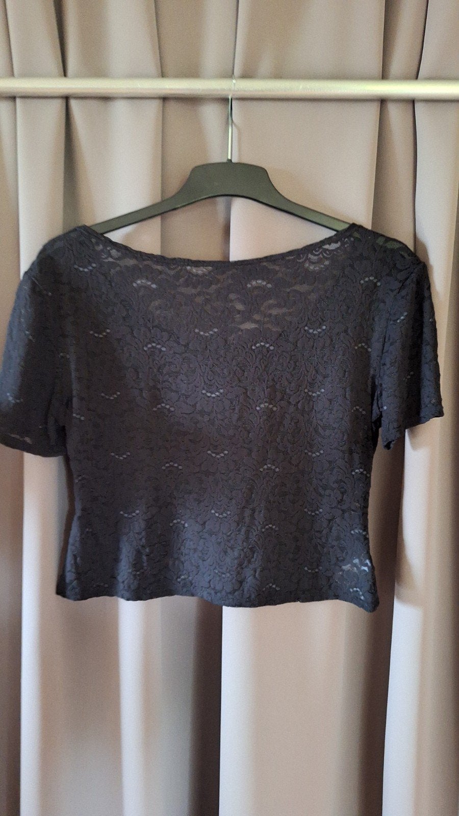 Dames doorschijnend topje kleur zwart maat 40. Bust 86 cm., Kleding | Dames, Maat 38/40 (M), Zwart, Ophalen of Verzenden, Zo goed als nieuw