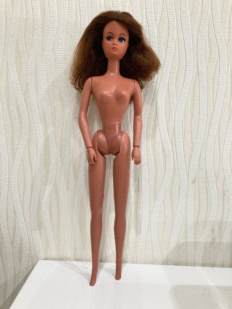 zolderopruiming: KARINA BUSCH barbie uit 1970, Verzamelen, Ophalen of Verzenden, Gebruikt, Fashion Doll