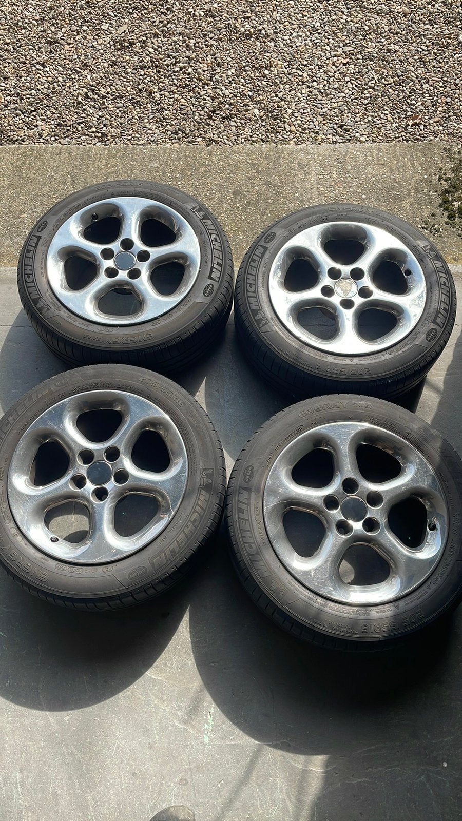 Velgen met banden voor VW, Auto-onderdelen, Ophalen, Gebruikt, 16 inch, Banden en Velgen