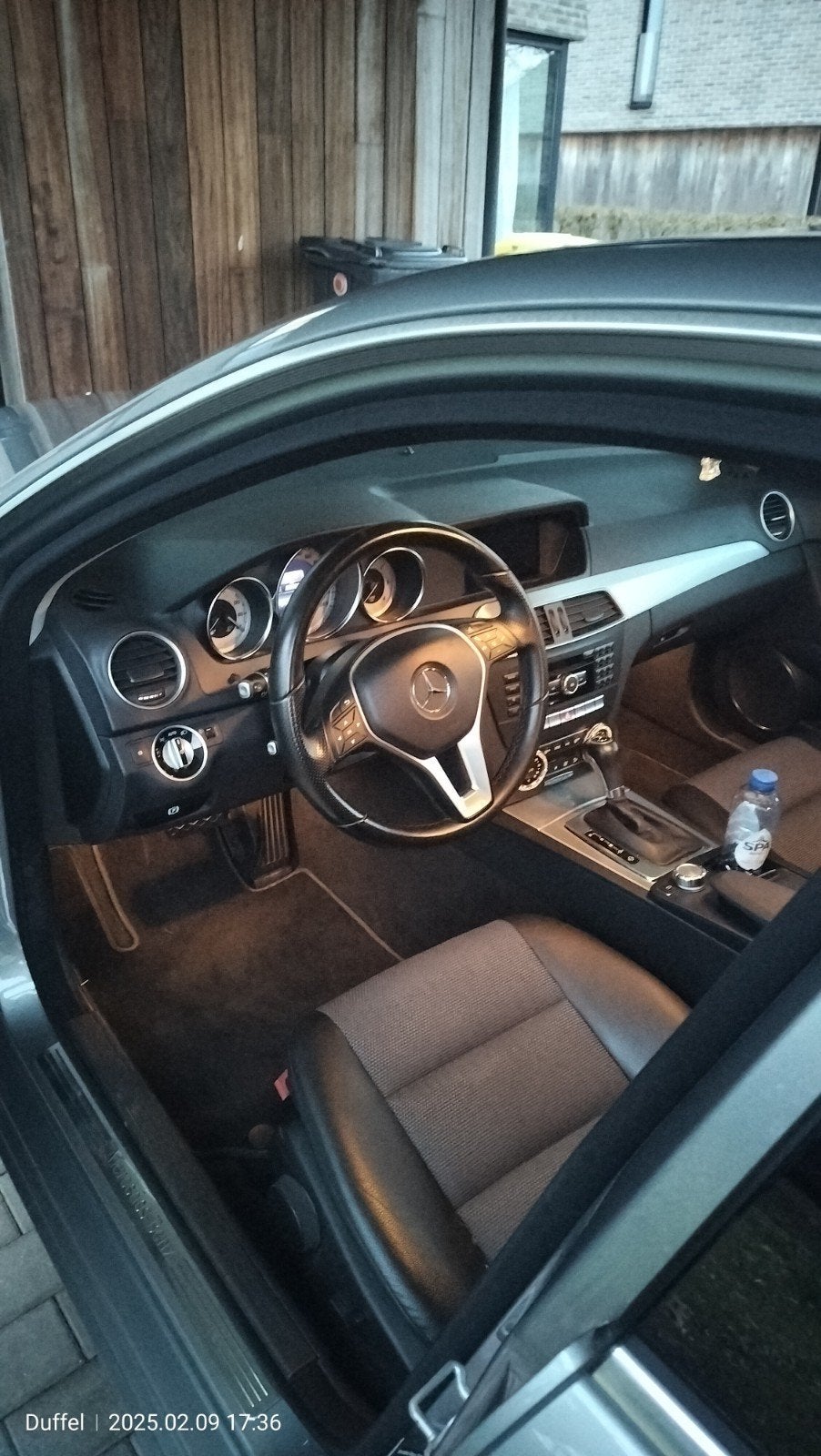 Mercedes-Benz c200 2012, Autos, Euro 5, 4 portes, Noir, Automatique