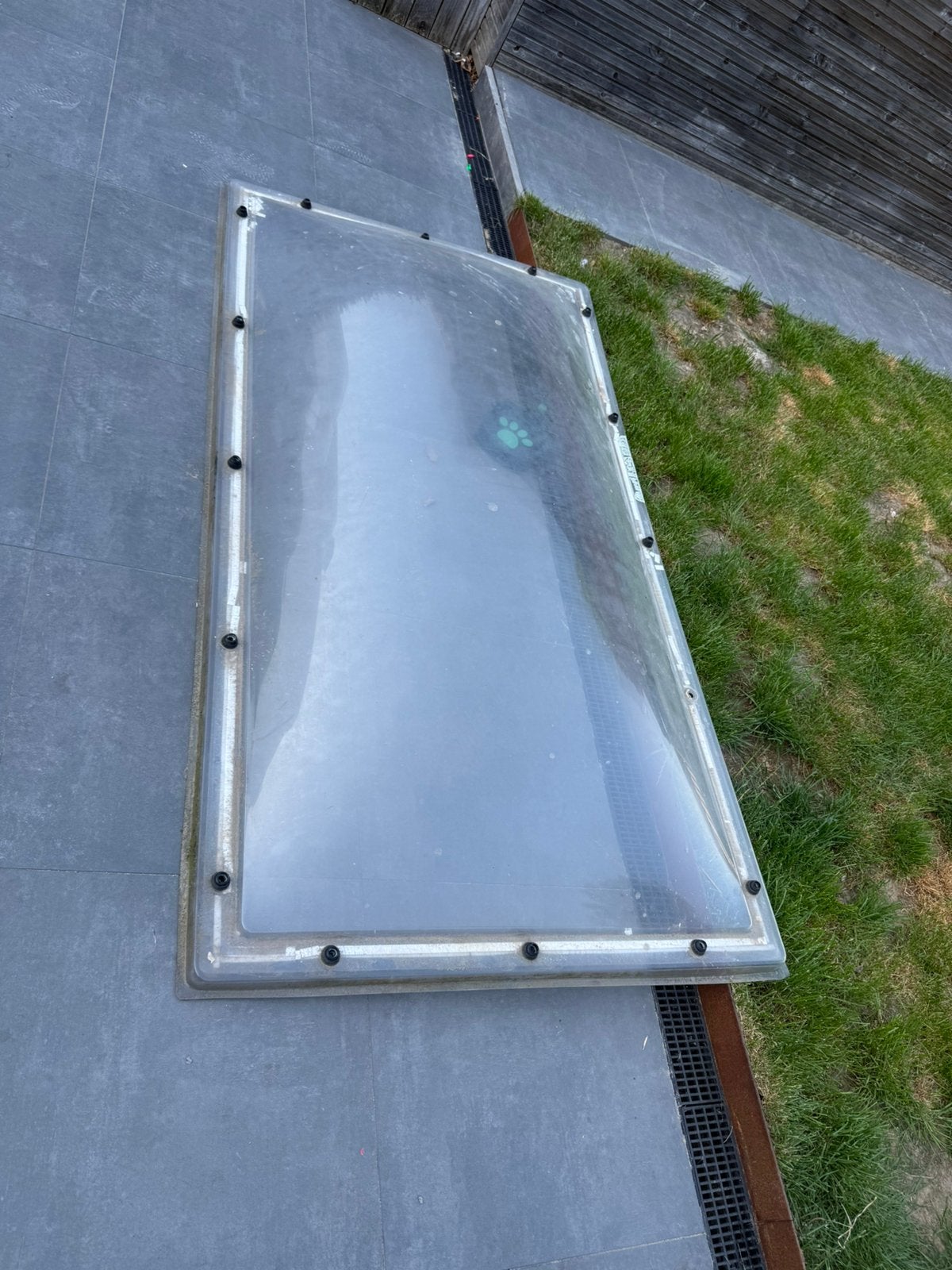 Lichtkoepel dubbelwandig, Ophalen, Kunststof, Overige kleuren, Zo goed als nieuw