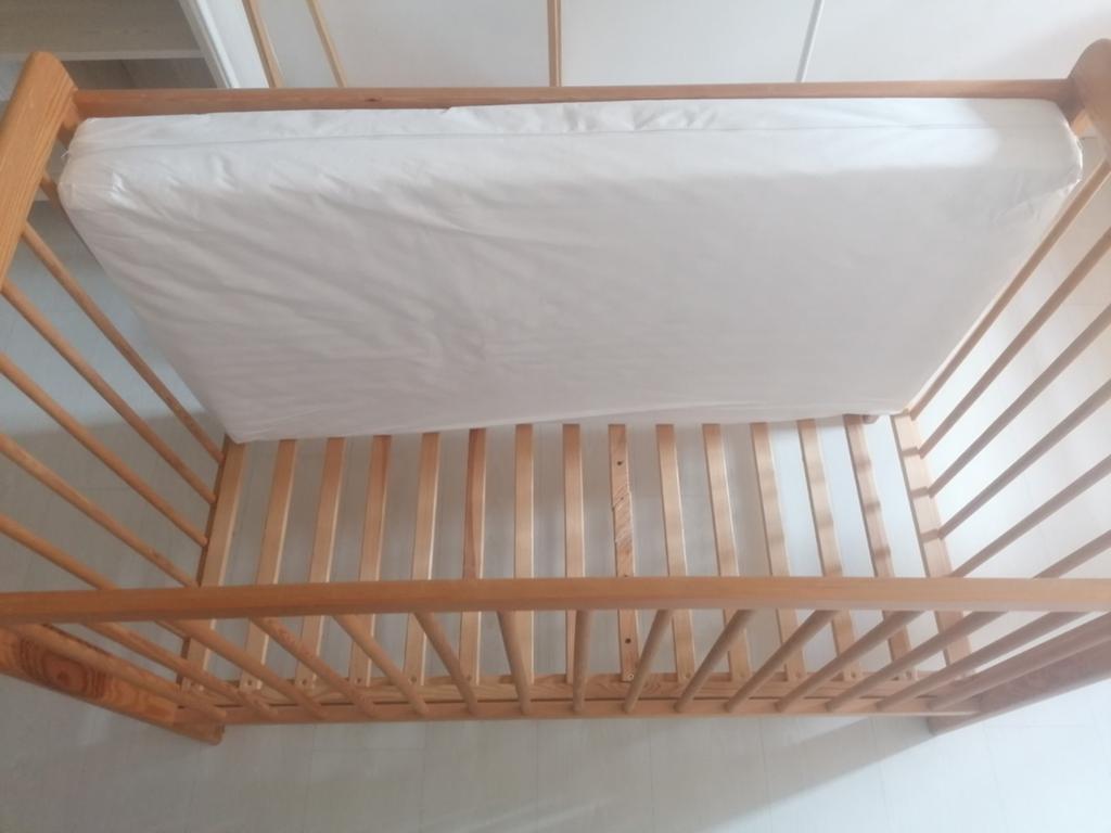 Babybed gebruikt + matras GRATIS!, Kinderen en Baby's, Ophalen, Matras