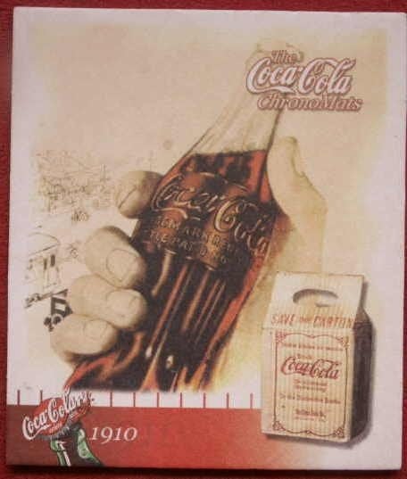 Coca Cola bierviltjes onderzetter Coca-Cola Chronomats 1910, Ophalen of Verzenden, Nieuw