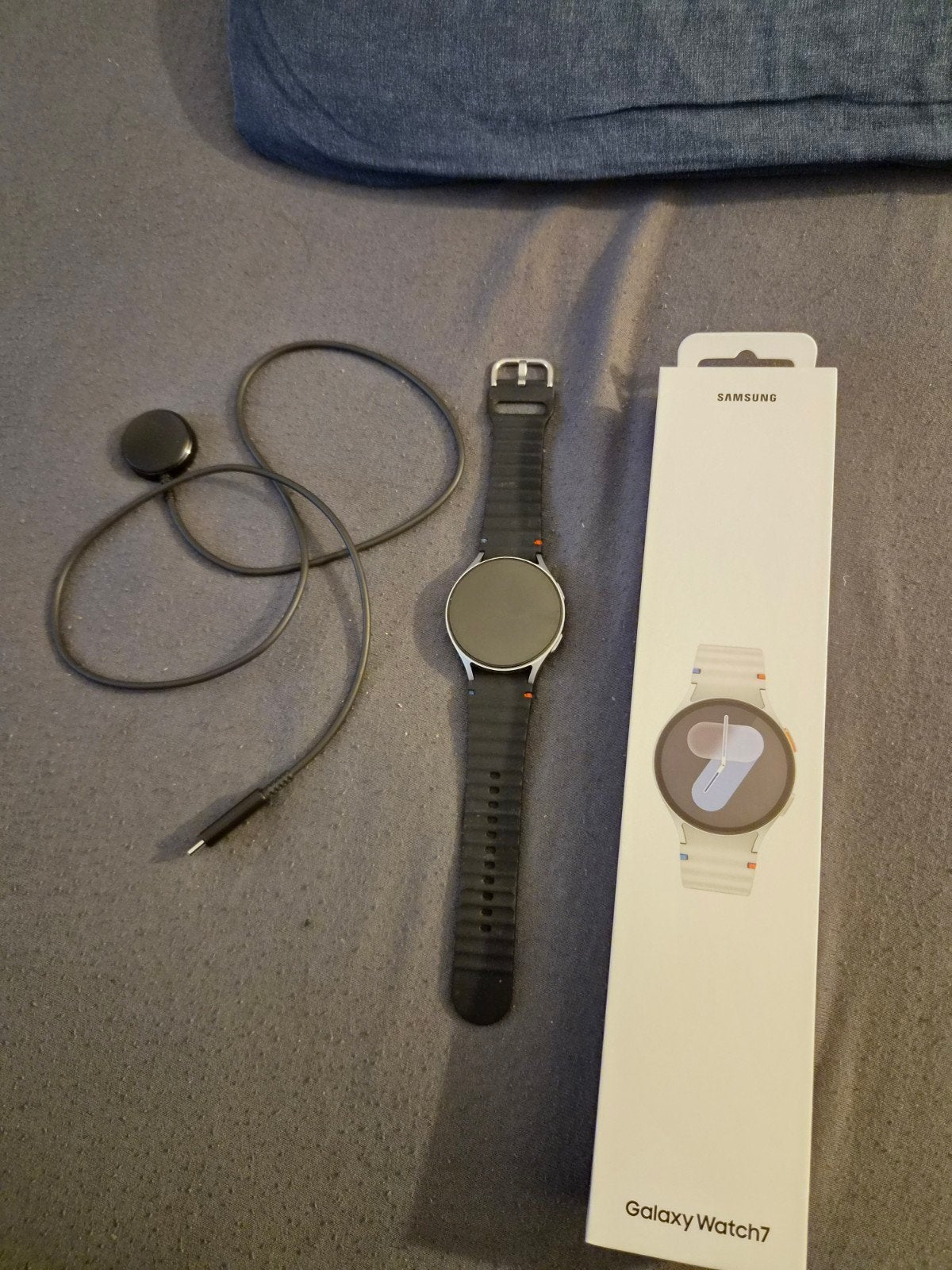 Samsung watch 7  44 mm, Ophalen, Zwart