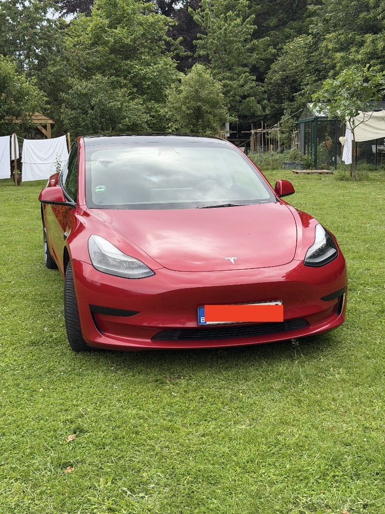 Tesla Model 3 RWD, Autos, Rouge, Euro 6, 208 kW, 5 portes