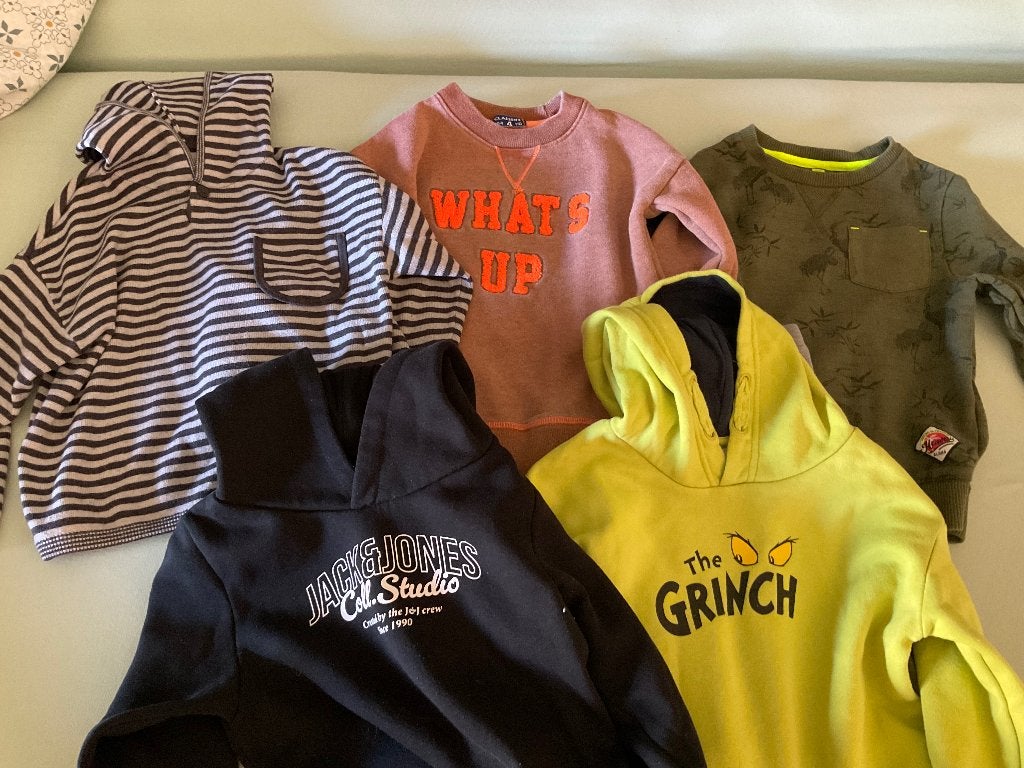 5 truien maat 110 jack en jones, Kinderen en Baby's, Kinderkleding | Maat 110, Ophalen, Gebruikt, Trui of Vest, Jongen