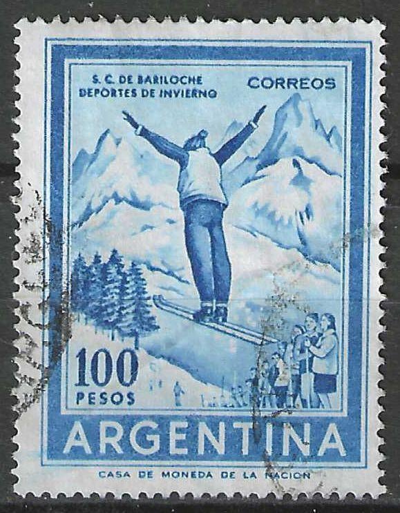 Argentinie 1959/1962 - Yvert 606E - Carlos de Bariloche (ST), Verzenden, Gestempeld